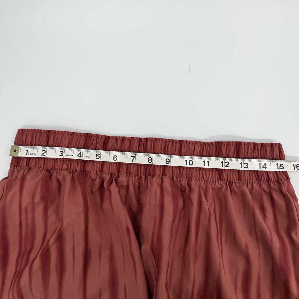 Nike One Dri-FIT High-Waisted 3" Brief-Lined Printed Shorts Canyon Pink Sz Large - Picture 11 of 13